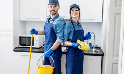 Professionelle Fußbodenwäsche